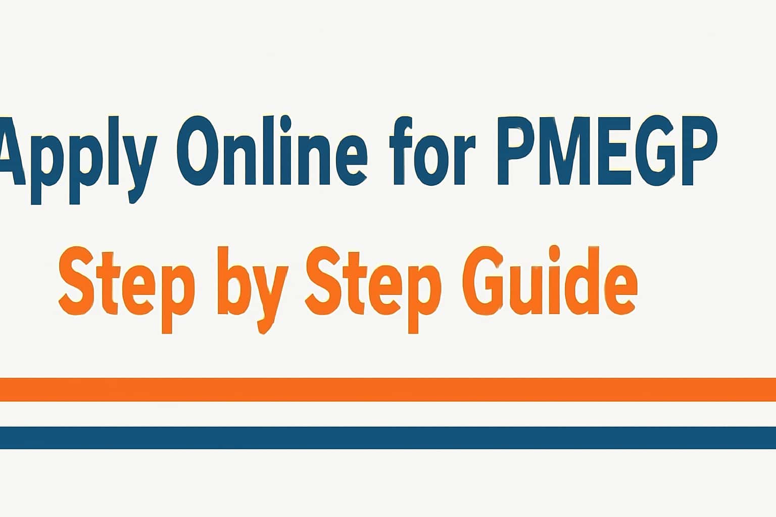 Apply Online for PMEGP - Step by Step Guide